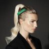 BALMAIN HAIR plaukų aksesuaras / Barrette pour Cheveux Bow Green & Gold FW22